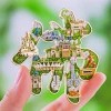 Cultural and creative metal fridge magnets of Foshan Museum, Guangdong Province, Beijing, Nanjing, Shanghai, Xi 'an, Suzhou, Shanxi details Picture